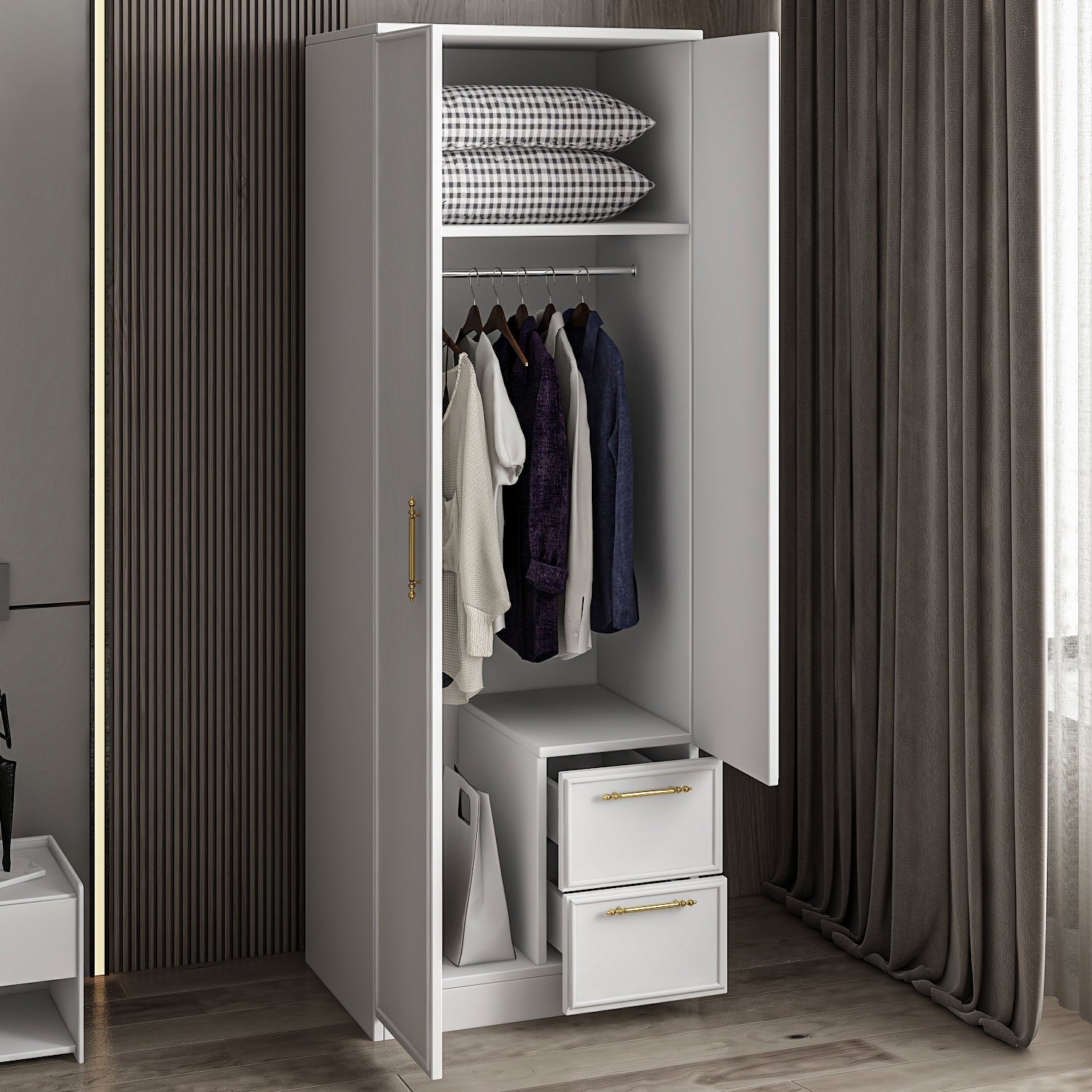 Vespera zweitüriger Kleiderschrank