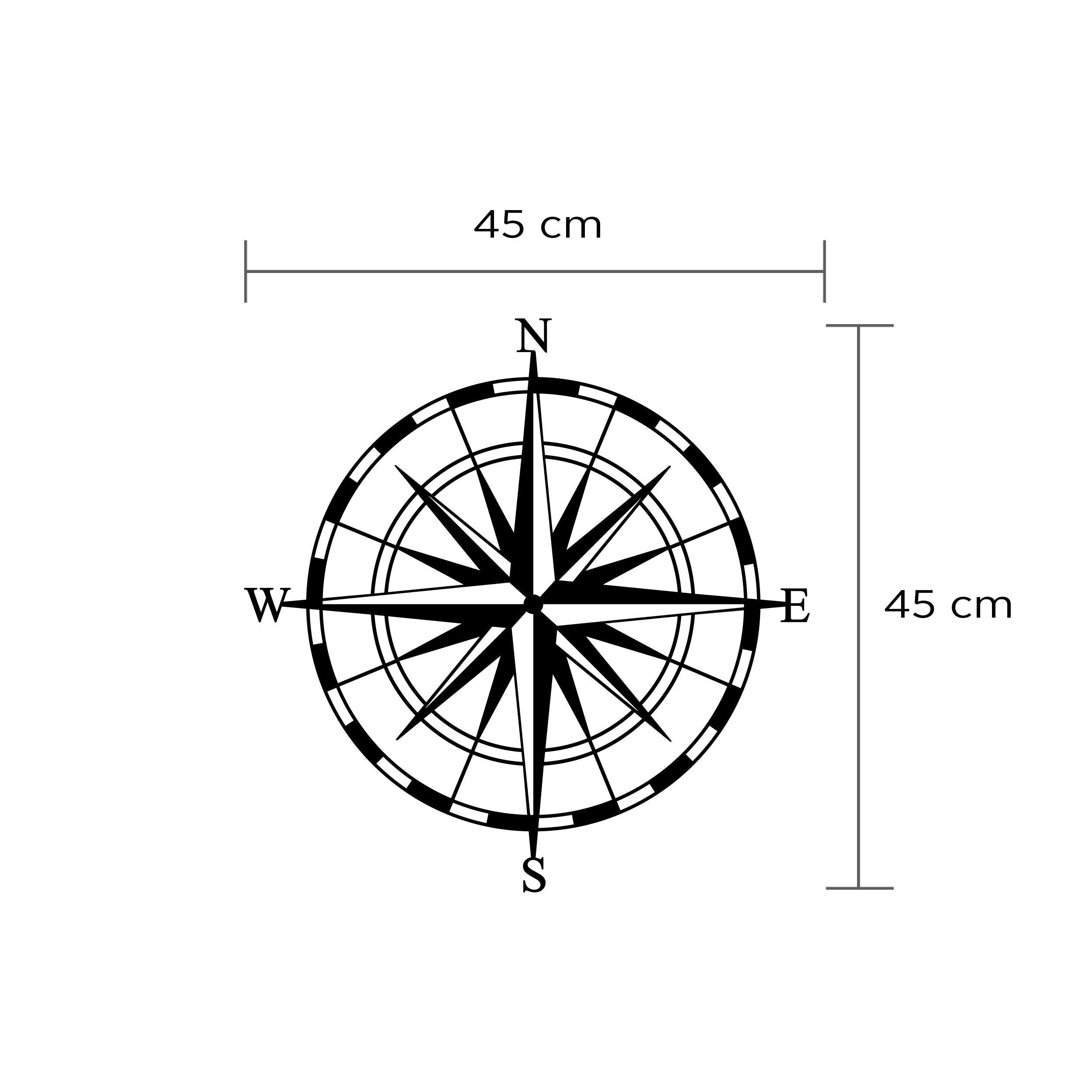 Wall Art Compass