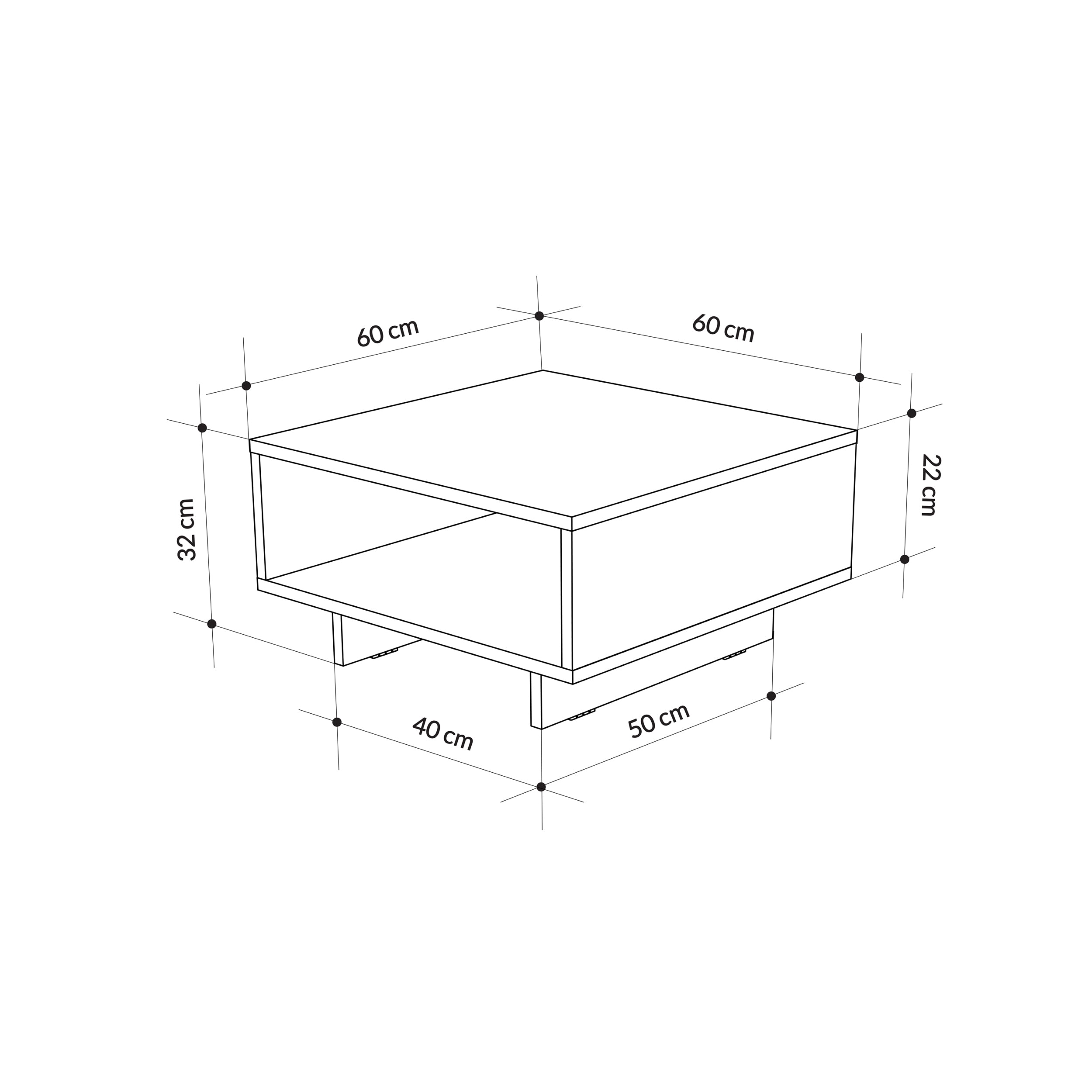 Table basse Hola