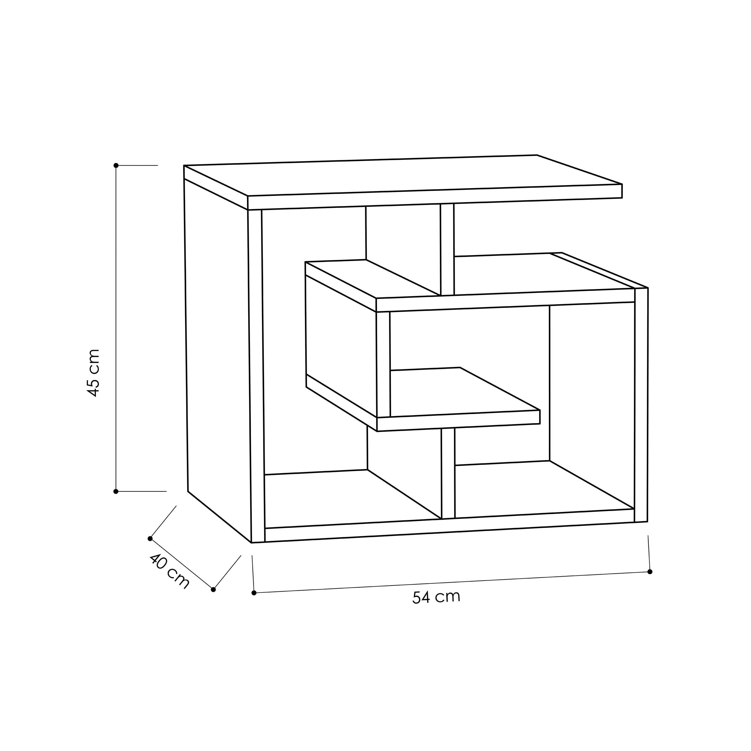 Table basse Labirent