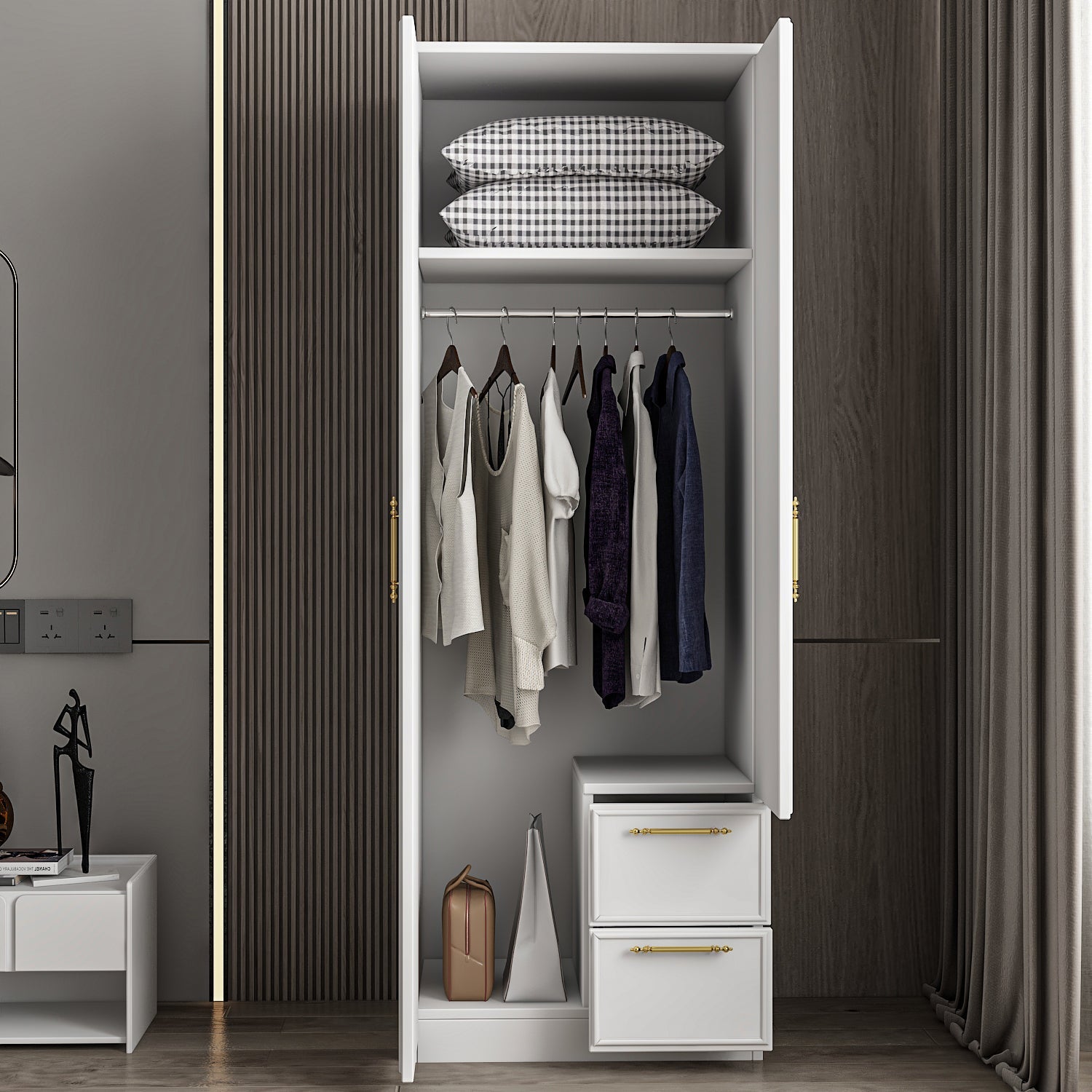 Vespera zweitüriger Kleiderschrank