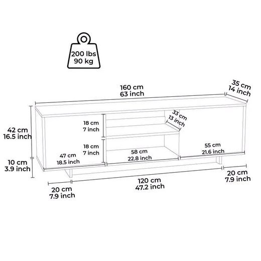 Garbatella TV-Schrank